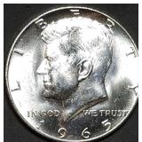 1965 Kennedy 40% Silver Half Dollar Gem BU