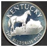 14.5g Sterling Silver Proof Medal 1976 Kentucky