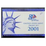 2001 US Mint Proof Set MIB