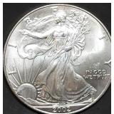 2002 1oz Silver Eagle Gem BU