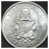 1964 Bermuda .500 Silver Crown Gem BU