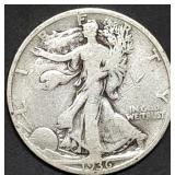 1936 Walking Liberty Silver Half Dollar