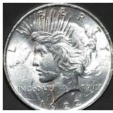 1922 Peace Silver Dollar Gem BU