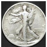 1923-S Walking Liberty Silver Half Dollar