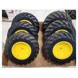 ERTL 1/16 John Deere 4WD Tractor Tires x6