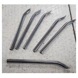 Custom Chrome Smoke Stacks for 1/16 Tractors x6