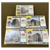 5 HO Scale Building Kits