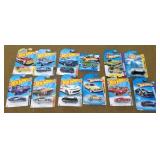 12 Hot wheels New on Cards