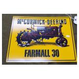 McCormick Farmall Metal Sign