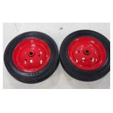 ESKA Script STAR Rim Pedal Tractor Fronts Red
