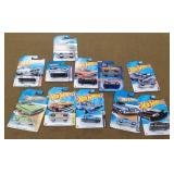 12 Hot wheels New on Cards