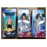 3 Star Trek 9" Action Figures
