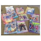 10 Xmen Figurines, new on cards
