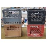 4 Dairy Crates