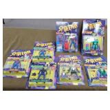 7 Spiderman Action Figures