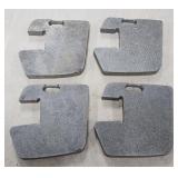 Set of 4 Custom Pedal Tractor Suitcase Weights