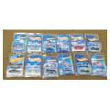 12 Hot wheels New on Cards
