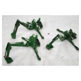 3 ERTL 1/16 John Deere Quick Hitch Backhoe Loaders