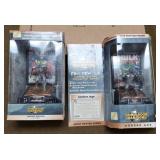 2 DC  Pewter Figurines