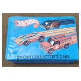18 Hot wheels in Hot wheel Collectors Case