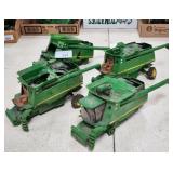 4 ERTL John Deere Combine Bodies for Parts