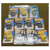 12 Hot wheels New on Cards