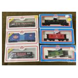 6 Model Power HO Scale Train Cars