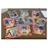 10 Xmen Figurines, new on cards