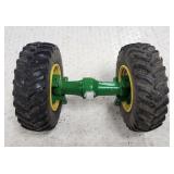 ERTL 1/16th John Deere Front End Wheel & Tire Set