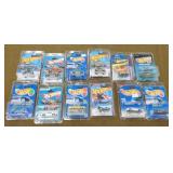 12 Hot wheels New on Cards