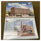 2 HO Scale Walthers Buildings
