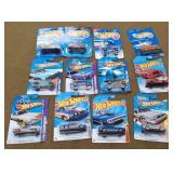 12 Hot wheels New on Cards