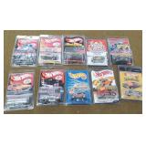 10 Hot wheels New on Cards