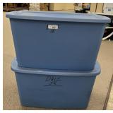 2 Totes w/ Lids