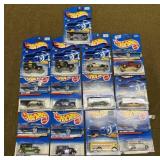 13 Hot wheel Cars