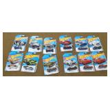 12 Hot wheels New on Cards