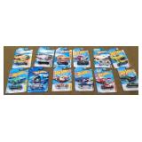 12 Hot wheel Cars New on Cards