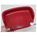 NOS Pedal Tractor Plastic Seat IH Farmall Red