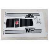 Massey Ferguson Pedal Tractor Decal Set Ertl