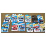 12 Hot wheels New on Cards