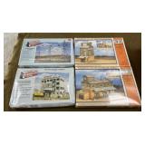 4 HO Building Sets