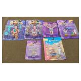 6 Flintstones Action Figures