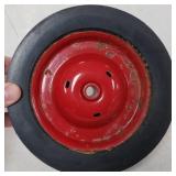 Single Pedal Tractor Red Dome Rim Plain Wall Tire