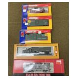 HO Scale Train Cars in Orig. Boxes