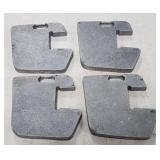 Set of 4 Custom Pedal Tractor Suitcase Weights