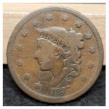 1837 Large Cent