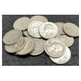 (20) Silver W. Quarters