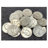 (20) Silver W. Quarters