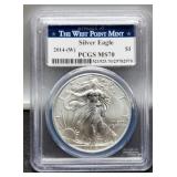 2014-(W) Slab Silver Eagle PCGS MS70