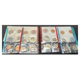 (2) Double Mint Sets w/ Silver 1968, 1970
